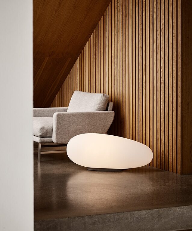 Avion bordlampe / gulvlampe, hvid