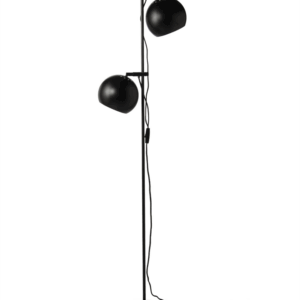 BALL DOUBLE gulvlampe, mat sort