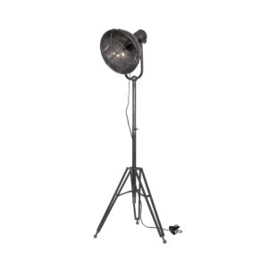 BEPUREHOME Collection gulvlampe, højdejusterbar - antracitgrå metal