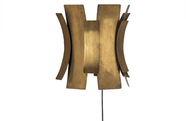 BEPUREHOME Course væglampe - antik messing metal