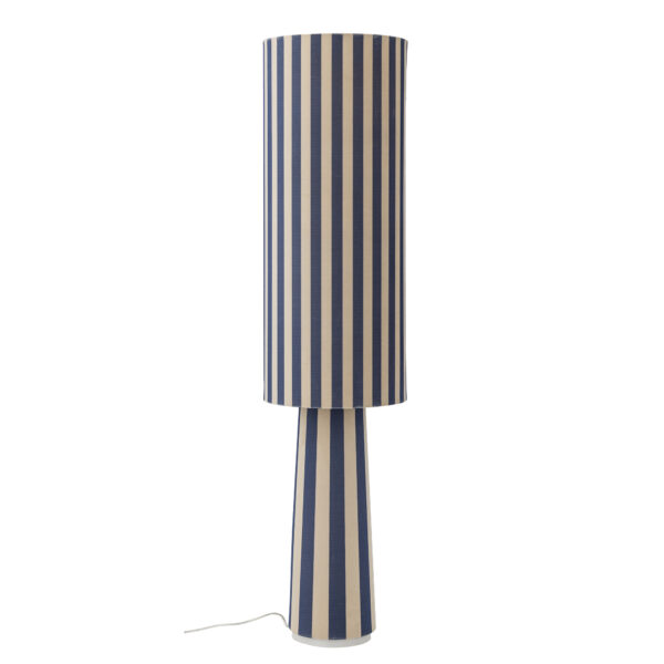 BLOOMINGVILLE Emmie Gulvlampe, Blå, Polyester (D28xH120 cm)