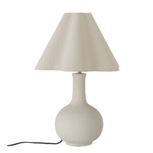 BLOOMINGVILLE Heide Bordlampe, Hvid, Stentøj