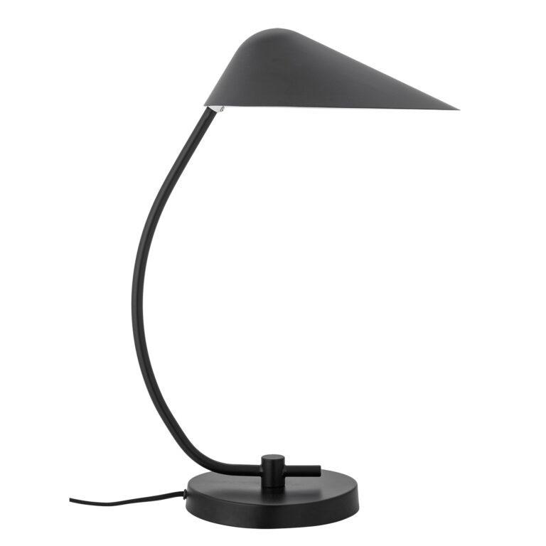 BLOOMINGVILLE Nisella bordlampe - sort metal (L34xH50xB24)