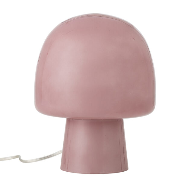 BLOOMINGVILLE Paddy Bordlampe, Rosa, Glas (D20xH26,5 cm)