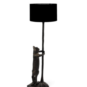 BOLD MONKEY No Girlfriend No Problem gulvlampe - sort polyester og sort aluminium