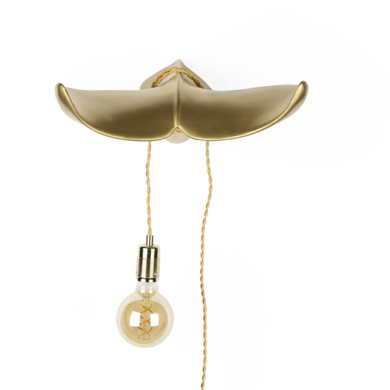 BOLD MONKEY The Tail Will Follow væglampe - sort harpiks