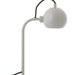 Ball Single bordlampe, blank pale grey