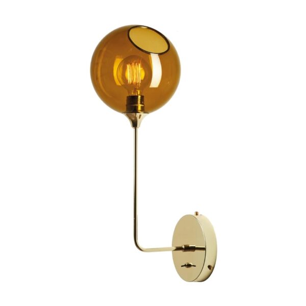 Ballroom Væglampe H57 Amber - Design By Us