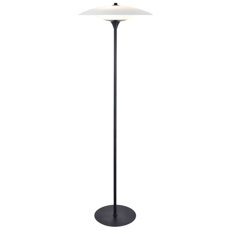 Baroni Gulvlampe - Sort/Opal - Halo Design