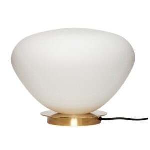Bean bordlampe, hvid