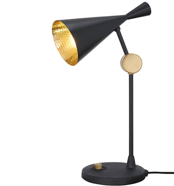 Beat bordlampe, sort