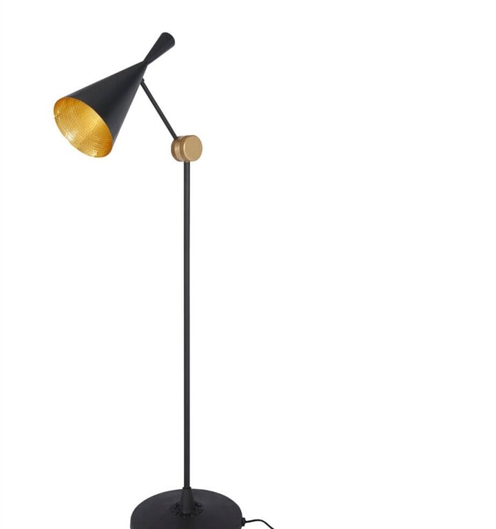 Beat gulvlampe, sort