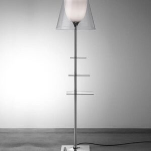 Bibliotheque National Gulvlampe, Transparent