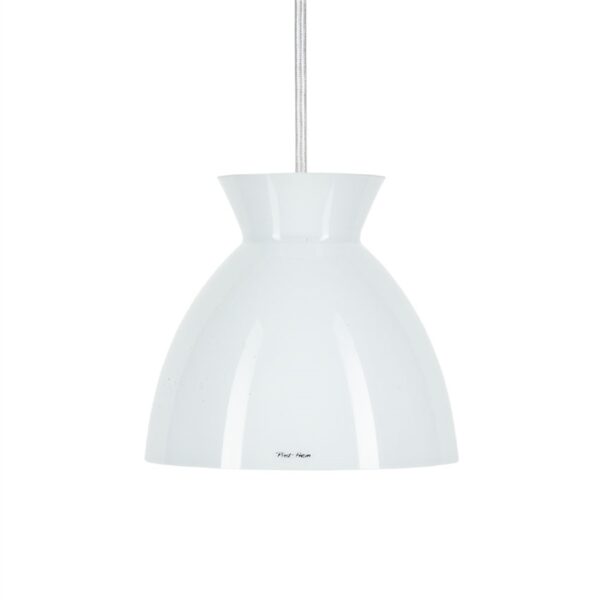 Bikube 180P pendel, opal/hvid ledning