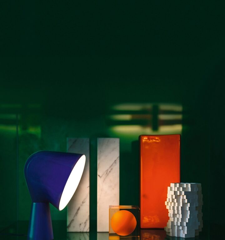 Binic bordlampe, aquamarine