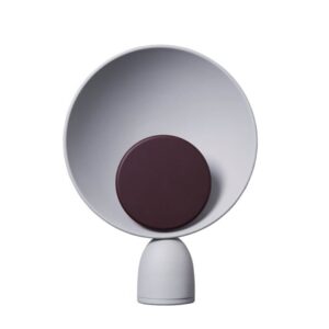 Blooper bordlampe, askegrå/figen lilla