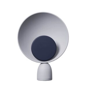 Blooper bordlampe, askegrå/navy blå