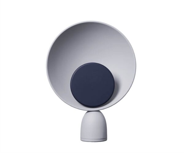 Blooper bordlampe, askegrå/navy blå