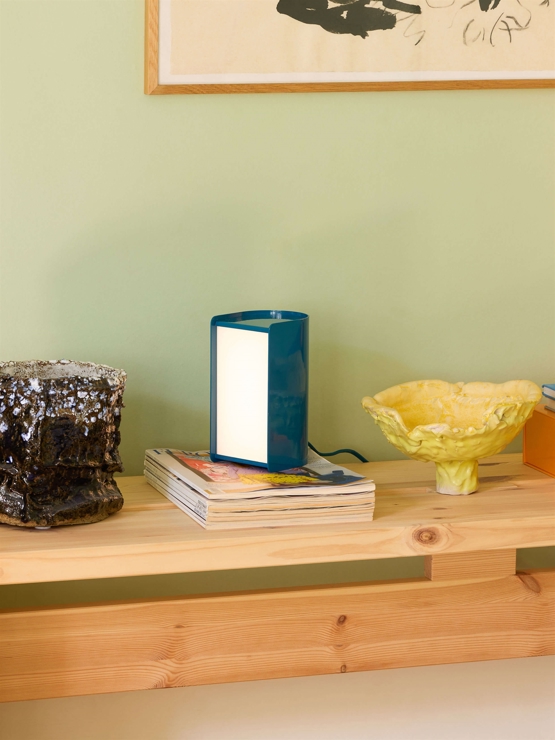 Book bordlampe, petrol