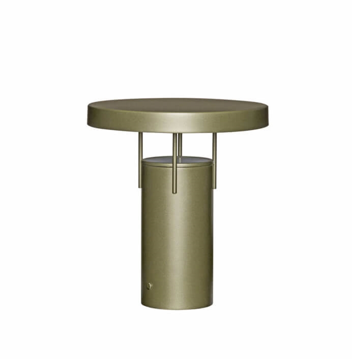 BringMe Portable bordlampe / batterilampe, metallic mørkegrøn
