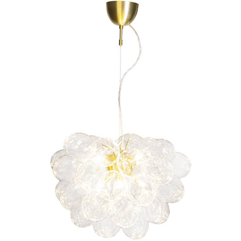 By Rydéns Gross Pendel 50 Cm / Messing - Pendler Glas Klar - 4200440-6509