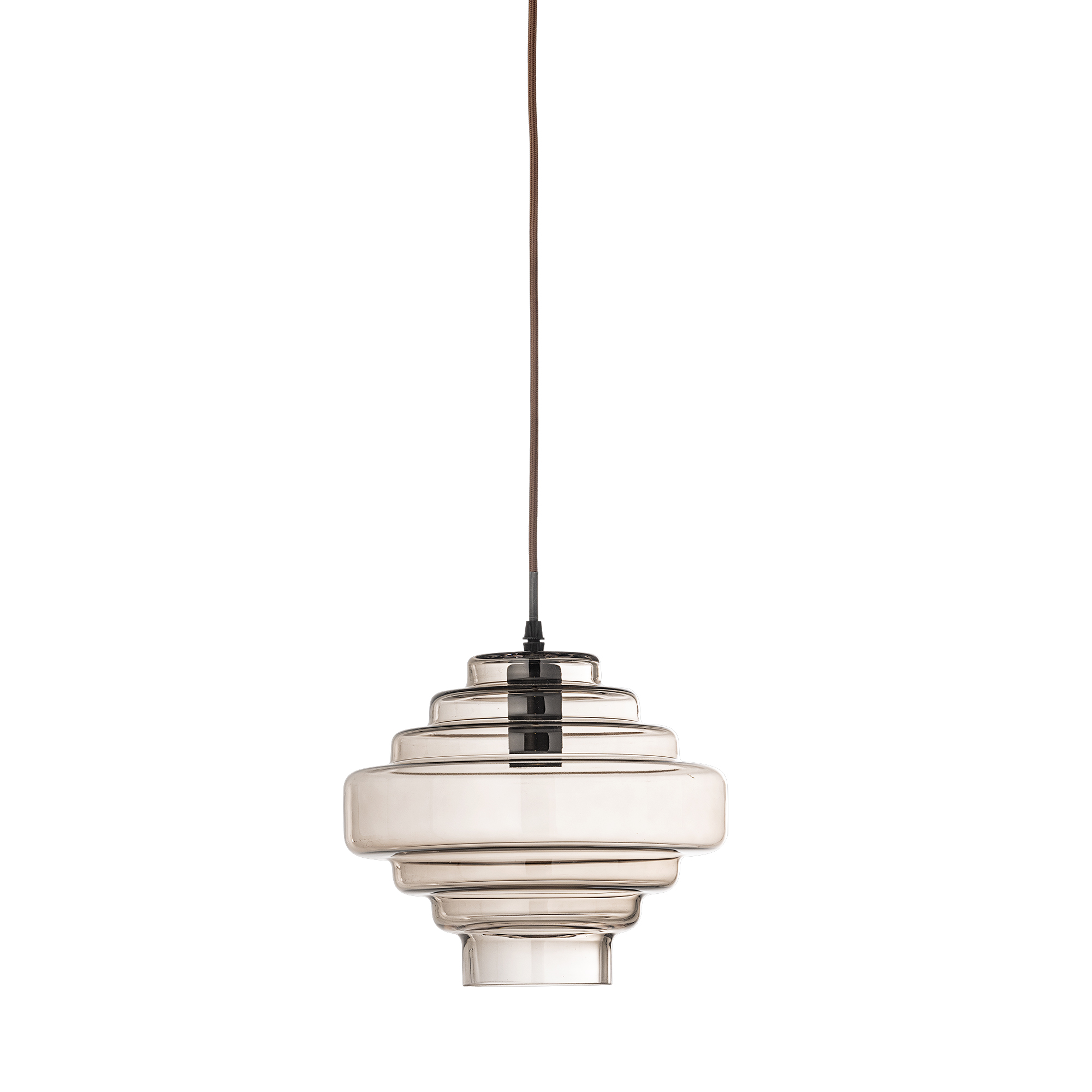 CREATIVE COLLECTION Ilua loftlampe - brun glas (D27xH23)