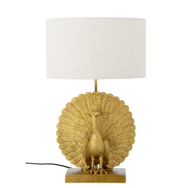 CREATIVE COLLECTION Peacock Bordlampe, Guld, Polyresin (D35,5xH58,5 cm)