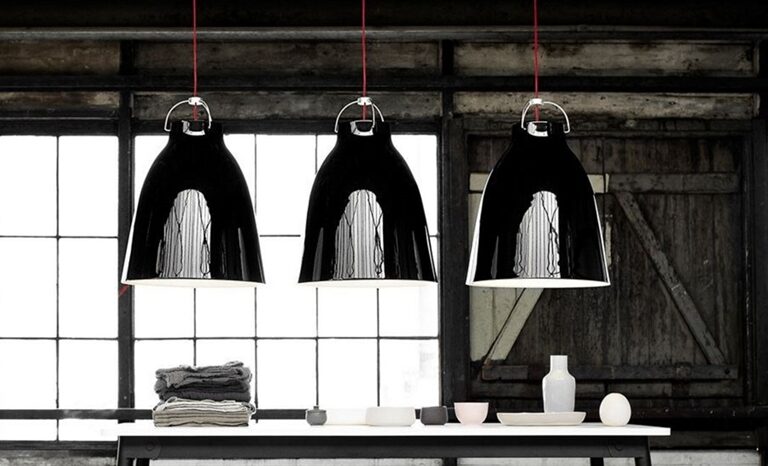 Caravaggio Pendel sort/rød P3