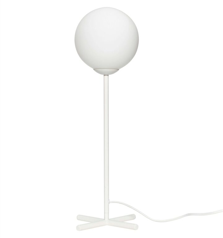 Champ bordlampe, hvid