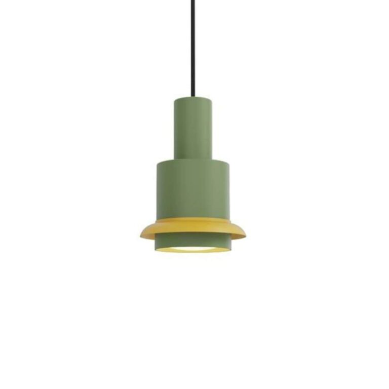 Chaumont Ø15 pendel - Grøn/gul - DCW éditions