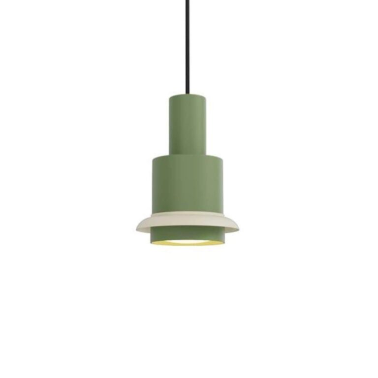 Chaumont Ø15 pendel - Grøn/hvid - DCW éditions