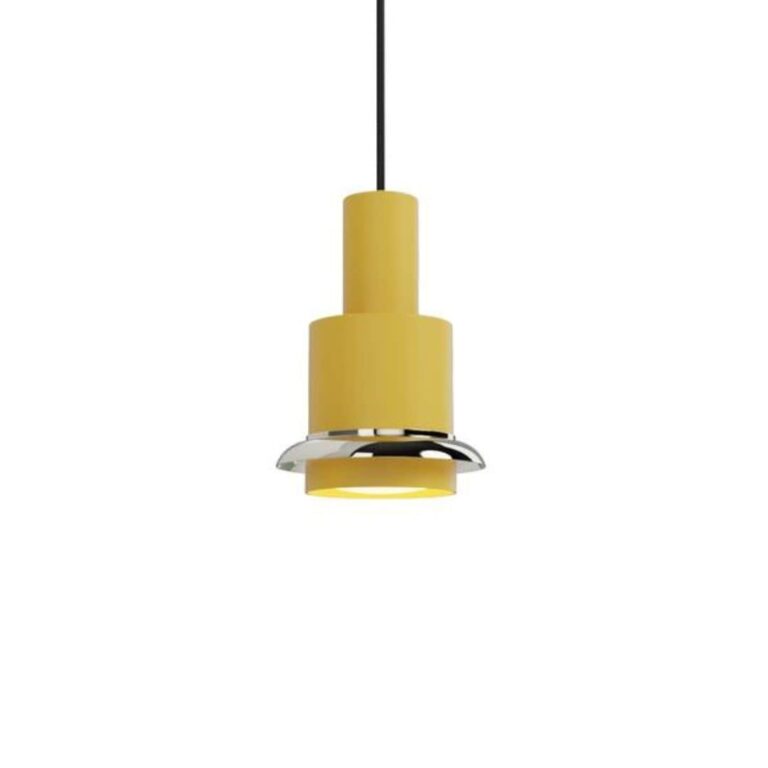 Chaumont Ø15 pendel - Gul/chrome - DCW éditions
