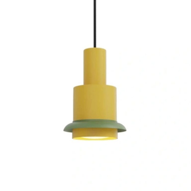Chaumont Ø15 pendel - Gul/grøn - DCW éditions
