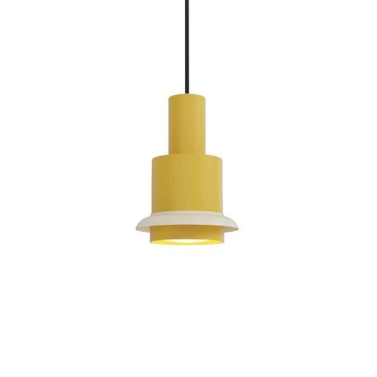 Chaumont Ø15 pendel - Gul/hvid - DCW éditions
