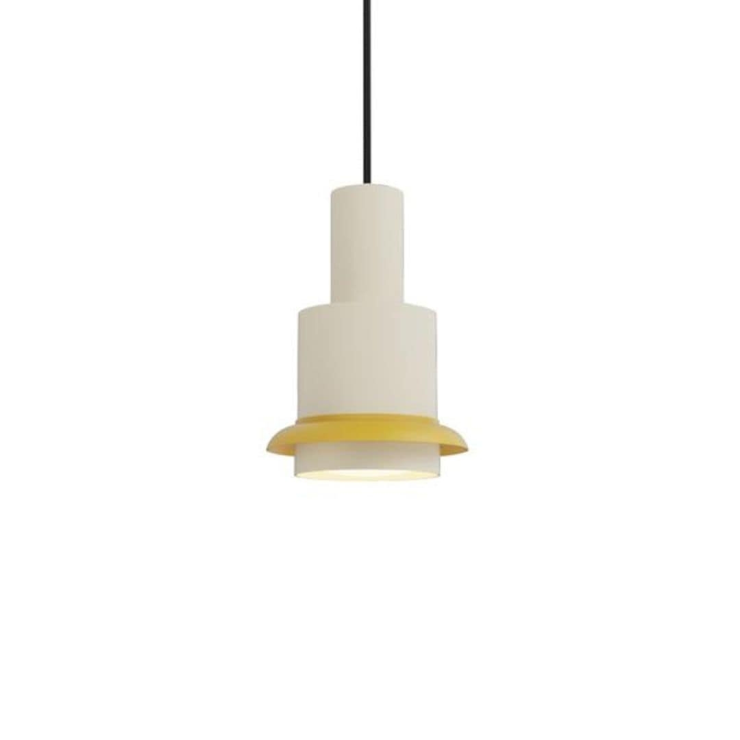 Chaumont Ø15 pendel - Hvid/gul - DCW éditions