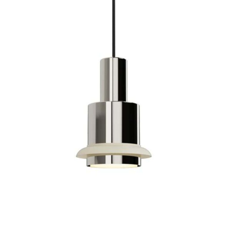Chaumont Ø19 pendel - Chrome/hvid - DCW éditions