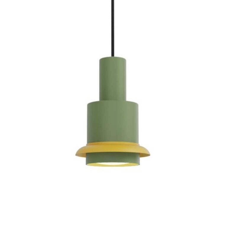 Chaumont Ø19 pendel - Grøn/gul - DCW éditions