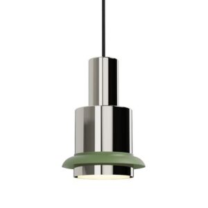 Chaumont pendel 190, nikkel/grøn