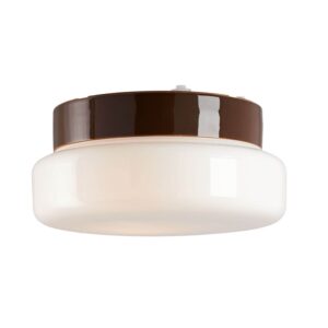 Classic Sauna loftlampe / væglampe, brun