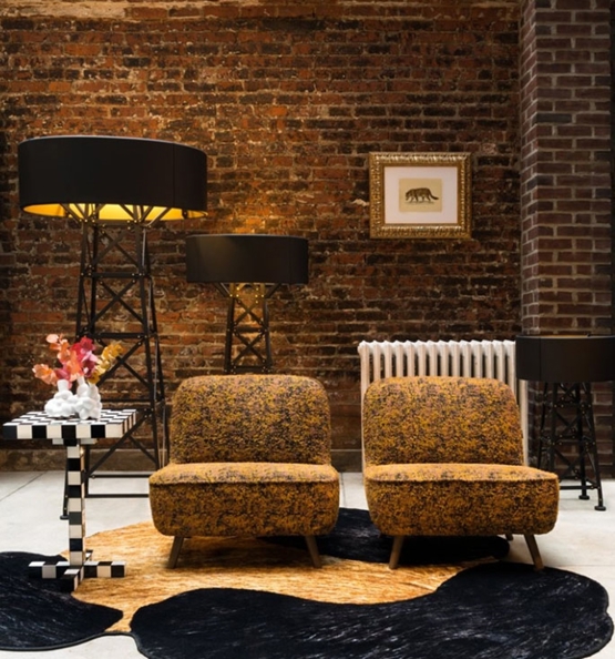 Moooi Construction Gulvlampe Large Mat Sort