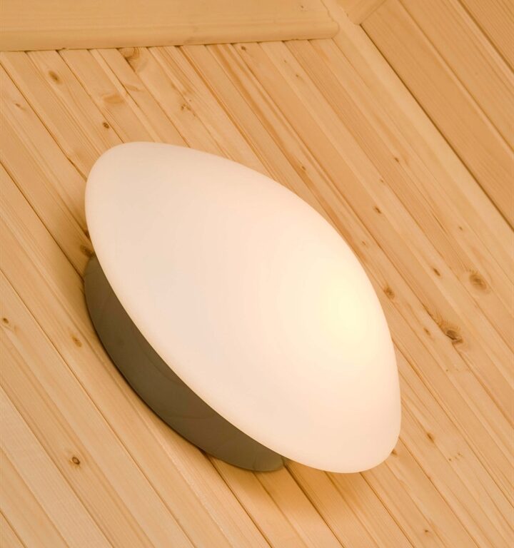 Contrast Solhem Sauna loftlampe / væglampe, grå