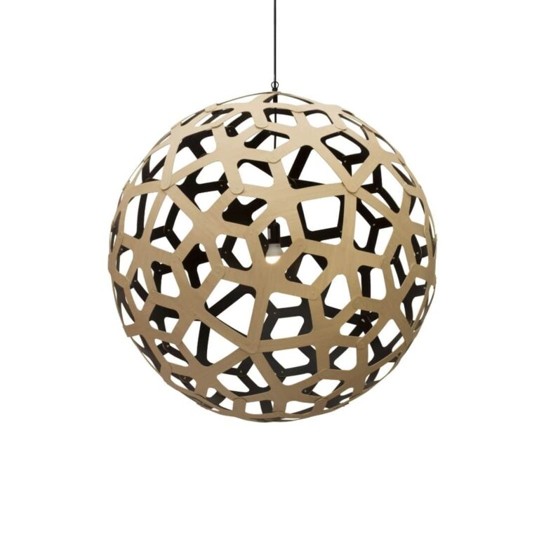 Coral Ø100 Pendel Bamboo / Sort - David Trubridge