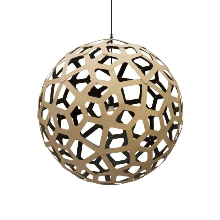 Coral Ø120 Pendel Bamboo / Sort - David Trubridge