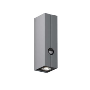 Cut Control udendørs væglampe m/sensor, space grey