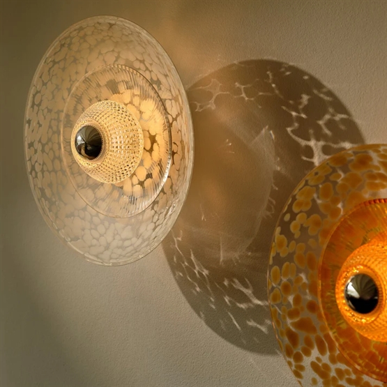 DISCO RAMA væglampe / loftlampe, clear