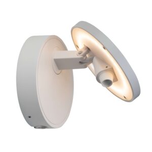 DOT W120 væglampe med lysdæmper, hvid/hvid