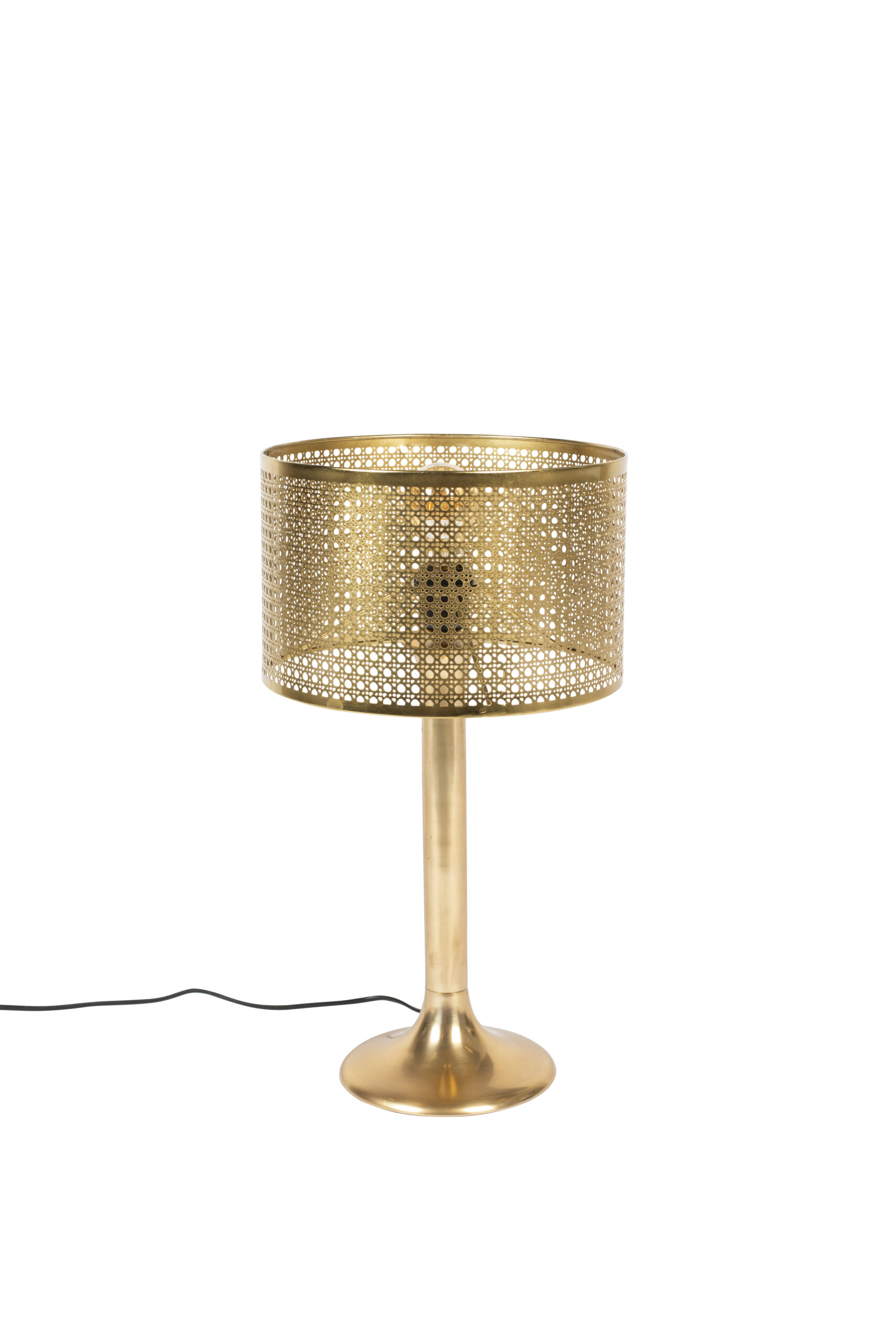 DUTCHBONE Barun bordlampe - guld aluminium