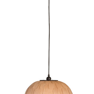 DUTCHBONE Bond loftlampe, rund - natur asketræfinér (Ø40)