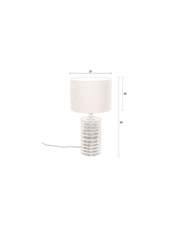 DUTCHBONE Bordlampe Yalu
