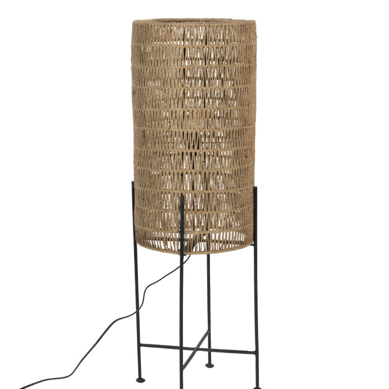 DUTCHBONE Kari gulvlampe - natur jute og jern